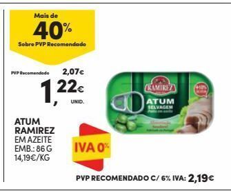 Continente Bom dia Atum em lata ramirez promoção