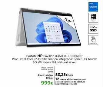 El Corte Inglés Notebook hp promoção