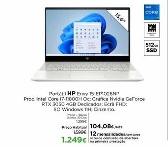 El Corte Inglés Notebook hp promoção
