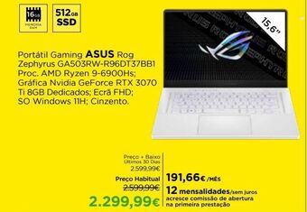 Notebook asus