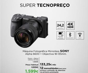 El Corte Inglés Câmera fotográfica sony promoção