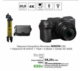 El Corte Inglés Câmera fotográfica nikon promoção