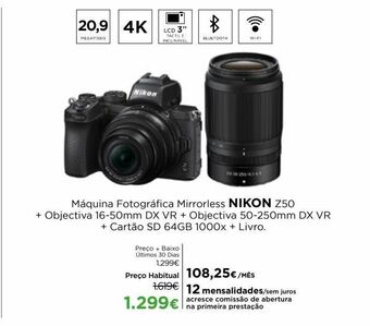 El Corte Inglés Câmera fotográfica nikon promoção
