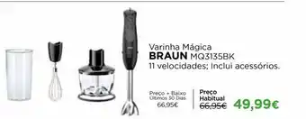 El Corte Inglés Batedeira de varinhas braun promoção
