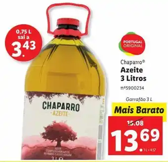 Lidl Azeite chaparro promoção