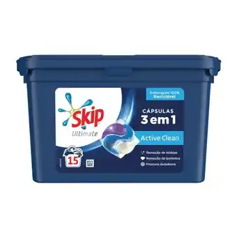 Detergente ultimate em cápsulas para roupa