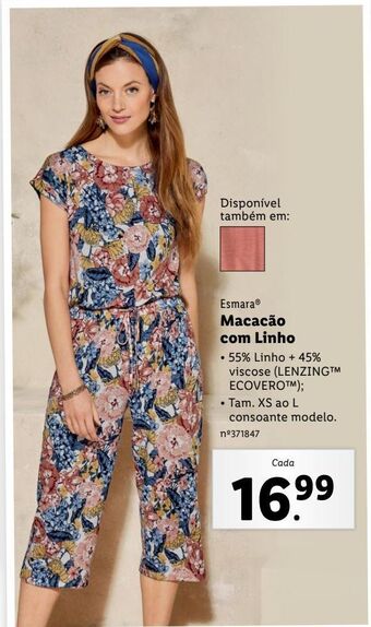 Lidl Macacão promoção