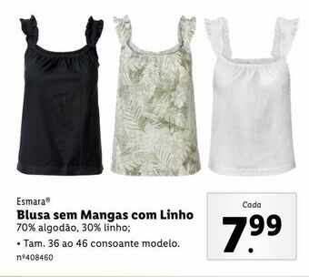 Lidl Blusa promoção