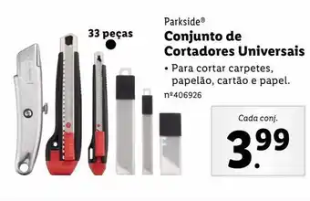Lidl Cortador parkside promoção