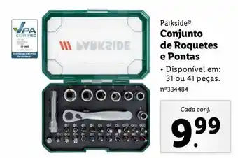 Lidl Roquete parkside promoção
