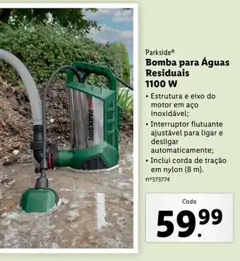 Bomba para encher parkside