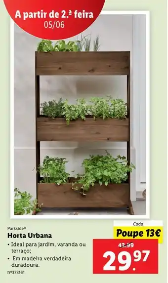Lidl Horta e pomar parkside promoção