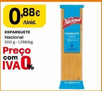 Intermarché Esparguete nacional promoção