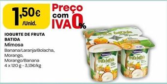 Intermarché Iogurte mimosa promoção
