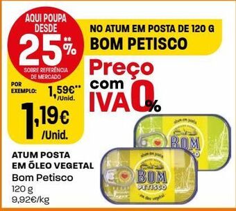 Intermarché Atum em lata bom petisco promoção