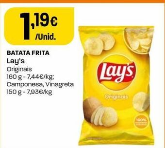 Intermarché Batata chips lay's promoção