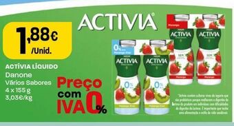 Intermarché Iogurte activia promoção