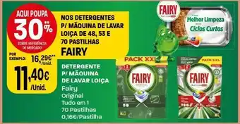 Intermarché Detergente fairy promoção