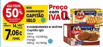 Intermarché Hambúrguer iglo promoção