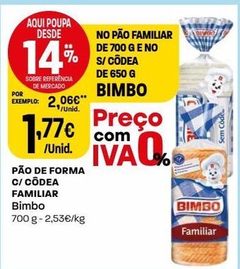 Pão de forma bimbo