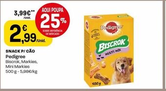 Intermarché Ração para cães pedigree promoção