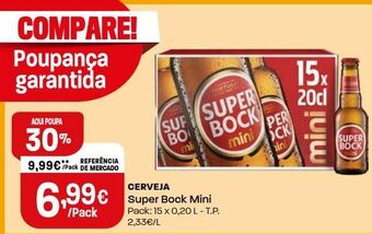 Intermarché Cerveja super bock promoção
