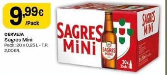 Cerveja sagres mini