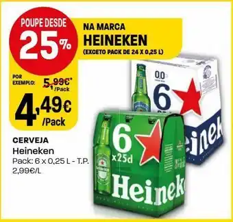Intermarché Cerveja heineken promoção