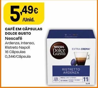 Intermarché Cápsulas de café dolce gusto promoção