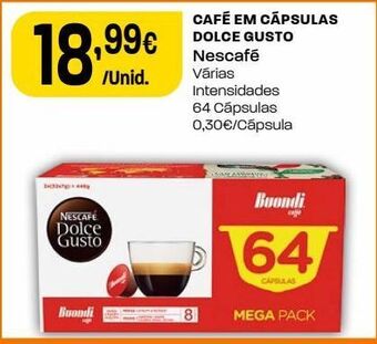 Intermarché Cápsulas de café dolce gusto promoção