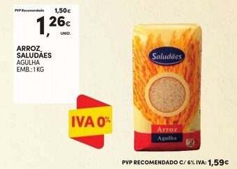 ARROZ SALUDÄES AGULHA EMB.: 1 KG