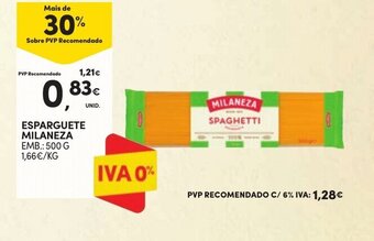 ESPARGUETE MILANEZA EMB.: 500 G