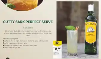 Continente WHISKY CUTTY SARK GARRAFA: 70 CL promoção