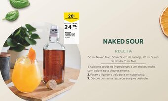 Continente WHISKY NAKED MALT GARRAFA:70 CL promoção