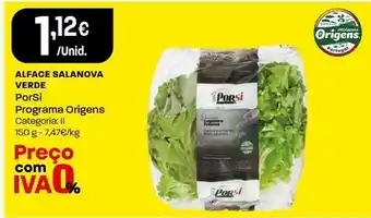 Intermarché Alface porsi promoção