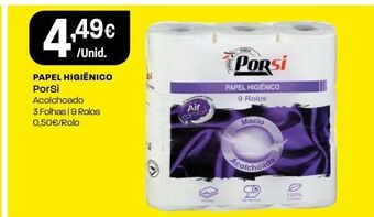 Intermarché Papel higiênico porsi promoção