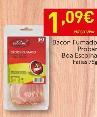 Recheio Bacon probar promoção