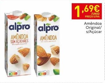 Recheio Bebida de amêndoa alpro promoção