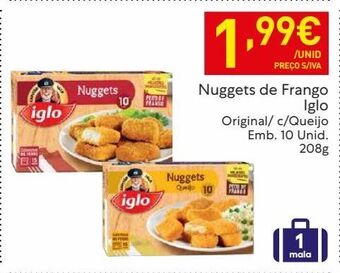 Nuggets de frango iglo