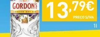 Recheio Gin gordon's promoção