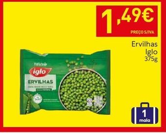 Recheio Ervilhas verdes iglo promoção