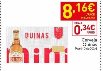 Recheio Cerveja quinas promoção