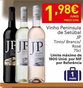 Recheio Vinhos jp promoção