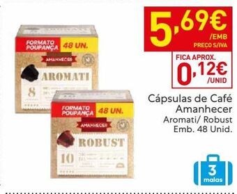 Recheio Cápsulas de café amanhecer promoção