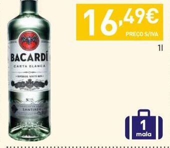 Recheio Rum bacardi promoção
