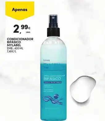 Continente CONDICIONADOR BIFÁSICO MYLABEL EMB.: 400 ML promoção