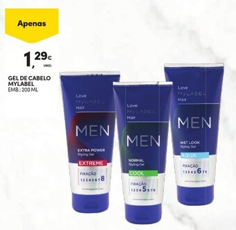 Continente GEL DE CABELO MyLABEL EMB.: 200 ML promoção