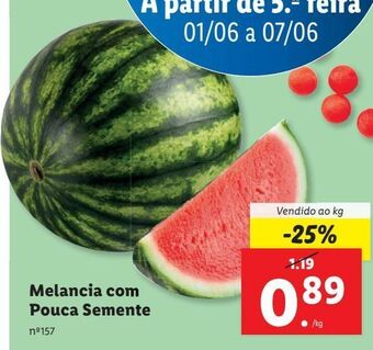 Lidl Melancia promoção