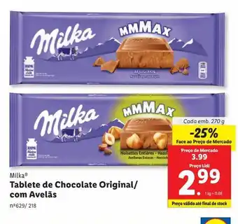 Lidl Chocolates milka promoção