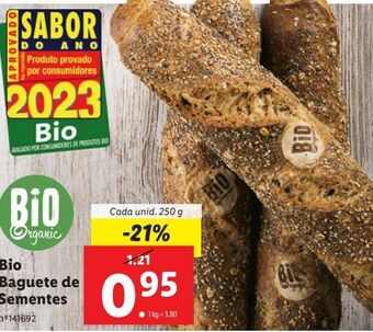 Lidl Baguette promoção